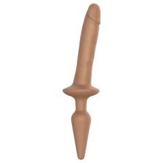   Strap-on-me Swith Realistiškas S - 2in1 silikoninis dildo (natūralus)