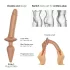 Strap-on-me Switch Realistic S - 2-in-1 realistiškas silikoninis dildo (smėlio spalvos)