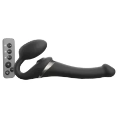   Strap-on-me - prisegamas oro bangų vibratorius - juodas S dydis