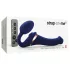 Strap-on-me S - prisegamas oro bangų vibratorius (mėlynas)