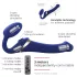 Strap-on-me M - prisegamas oro bangų vibratorius - mėlynas