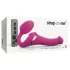 Strap-on-me - prisegamas oro bangų vibratorius - rožinis - S dydis