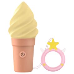   Love to Love Cand Ice - įkraunamas klitorio vibratorius (vanilė)