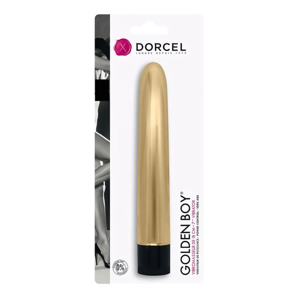Dorcel Golden Boy - klasikinis vibratorius - auksinės spalvos