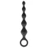 Dorcel Deep Feel - karoliukais dengtas analinis dildo (juodas)