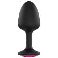   Dorcel Geisha Plug Ruby L - juvelyrinis analinis kaištis (juodas)