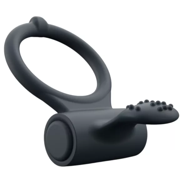 Dorcel Power Clit Plus - įkraunamas vibruojantis penio žiedas (juodas)
