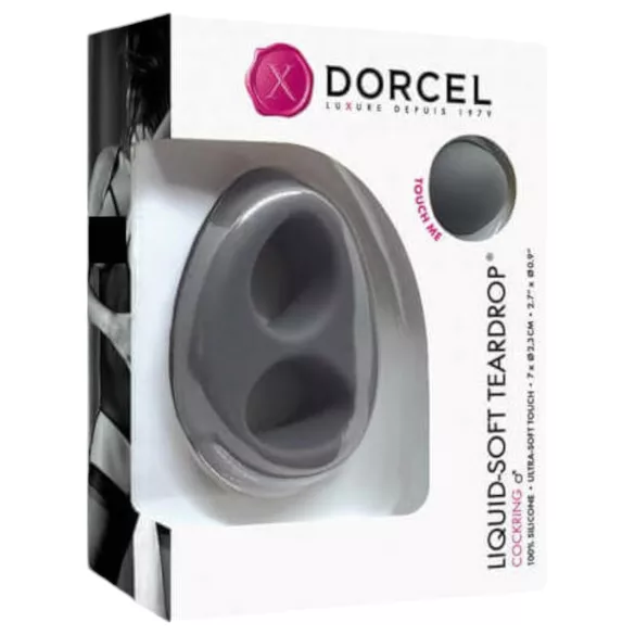 Dorcel - penio žiedas - minkštas silikonas - pilkas