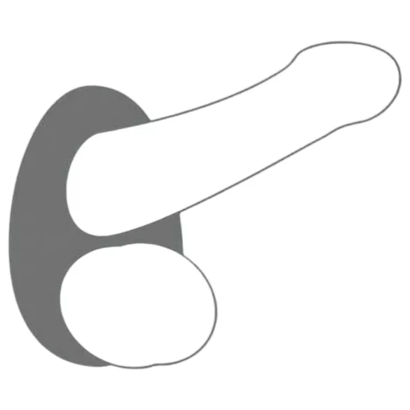 Dorcel - penio žiedas - minkštas silikonas - pilkas