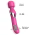 Dorcel Dual Orgasms - įkraunamas 2 in 1 masažuojantis vibratorius (rožinis)