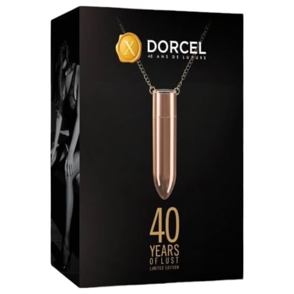 Dorcel - įkraunamas, vandeniui atsparus rožinio aukso vibracijų papuošalas