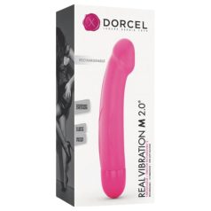   Dorcel Real Vibration M 2.0 - akumuliatorinis vibratorius (rožinis)