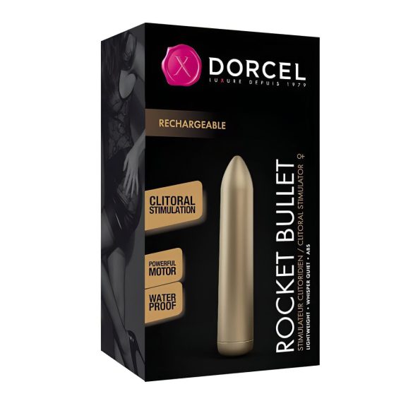 Dorcel Rocket Bullet - vibratorius kulka - įkraunamas - auksinis