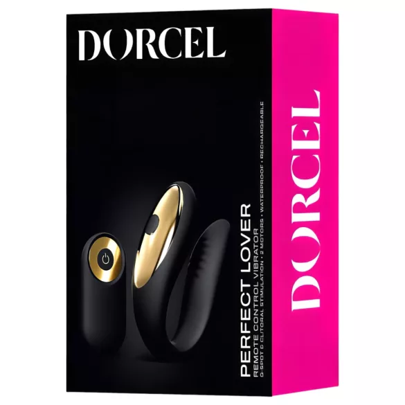 Dorcel Perfect Lover - porų vibratorius - belaidis, įkraunamas - juodas