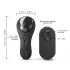 Dorcel Discreet Vibe + - įkraunamas klitorio vibratorius (juodas)