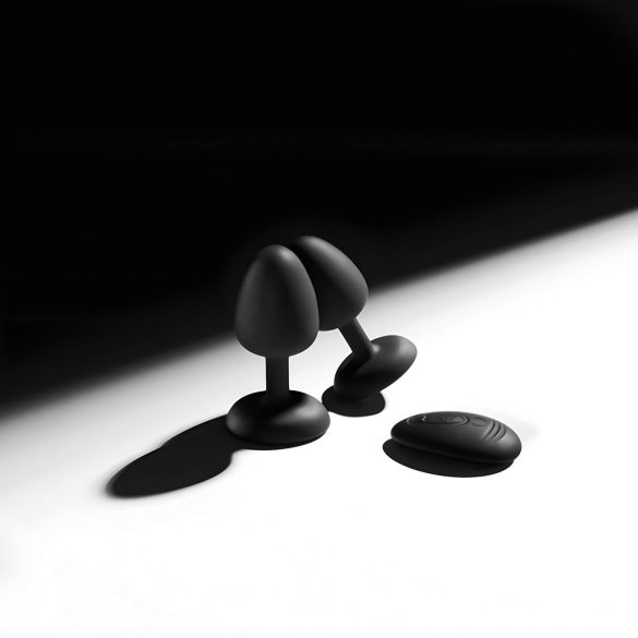 Dorcel - kamuoliukų, nuotolinio valdymo analinis vibratorius M - (juodas)