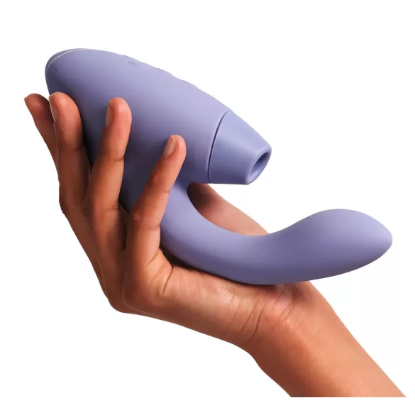 Womanizer Duo 2 - G taško vibratorius su klitorio stimuliacija - violetinis