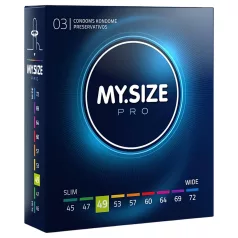   My.Size PRO - prezervatyvai individualaus dydžio - 49 mm (3 vnt.)