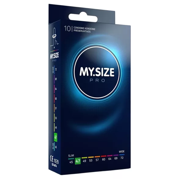 My.Size PRO - prezervatyvas pagal individualų dydį - 47 mm (10 vnt.)