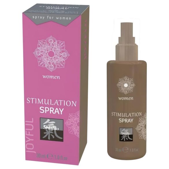 HOT Shiatsu Joyful - stimuliuojantis purškiklis moterims (30ml)