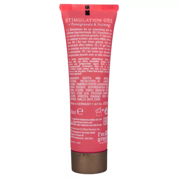 HOT Shiatsu - moterų stimuliuojantis kremas - granatų - 30 ml