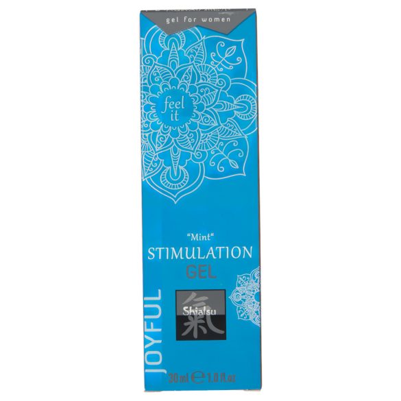 HOT Shiatsu Joyful - stimuliacinis kremas moterims - mėta (30ml)