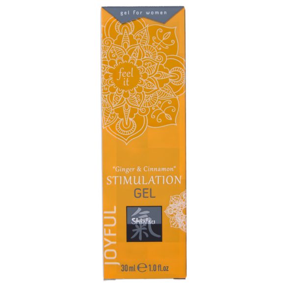 HOT Shiatsu - stimuliuojantis kremas moterims - imbieras ir cinamonas (30 ml)