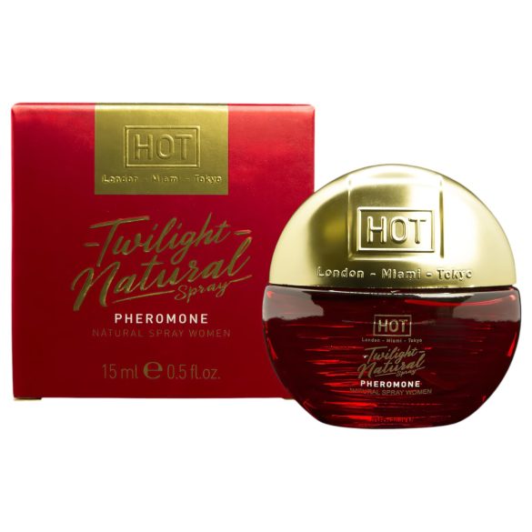 HOT Twilight Natural - feromonų kvepalai moterims (15 ml) - bekvapiai