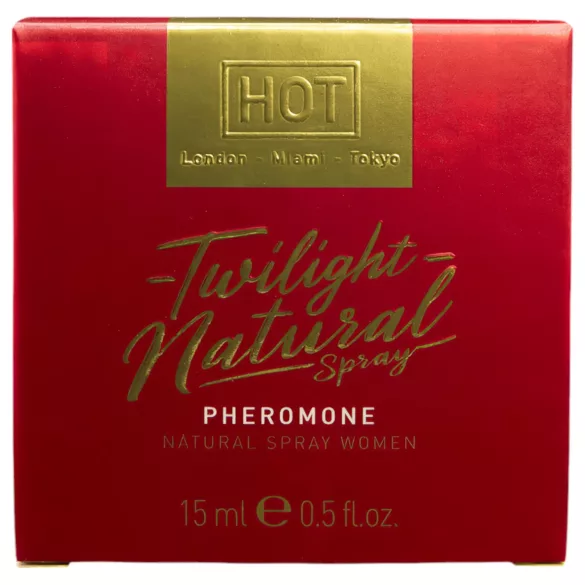 HOT Twilight Natural - feromonų kvepalai moterims - bekvapis - 15ml