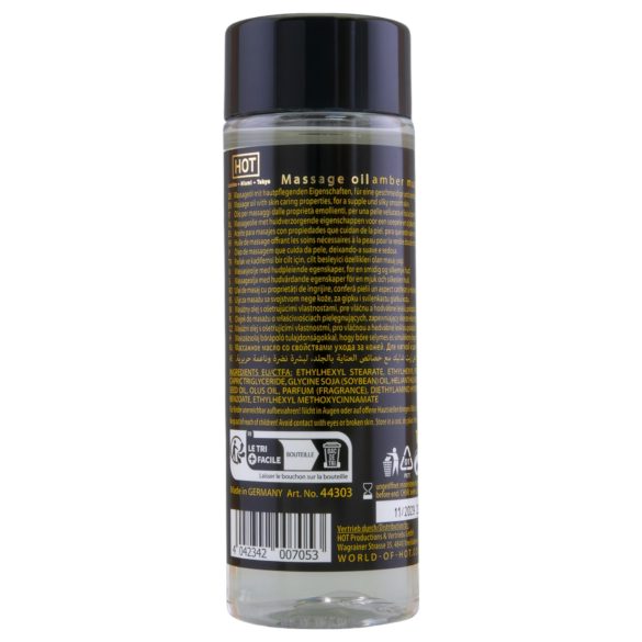 HOT - masažinis aliejus odos priežiūrai - gintaro ir muskuso kvapas - 100 ml