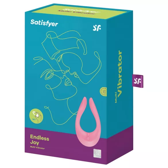 Satisfyer Endless Joy - poros vibratorius - įkraunamas - rožinis
