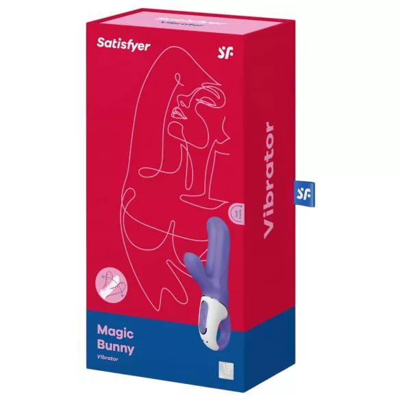 Satisfyer Magic Bunny - klitorio vibratorius su atšaka