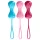Satisfyer Power Balls - vaginaliniai kamuoliukai rinkinys 3 vnt - judantys