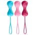 Satisfyer Power Balls - vaginaliniai kamuoliukai rinkinys 3 vnt - judantys