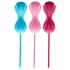 Satisfyer Power Balls - vaginaliniai kamuoliukai rinkinys 3 vnt - judantys