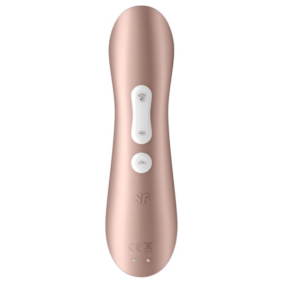 Satisfyer Pro 2+ - klitorio stimuliatorius vibratoriumas - įkraunamas - rudas
