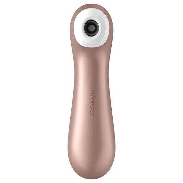 Satisfyer Pro 2+ - klitorio stimuliatorius vibratoriumas - įkraunamas - rudas