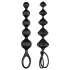 Satisfyer Love Beads - analinių karoliukų rinkinys - juodas