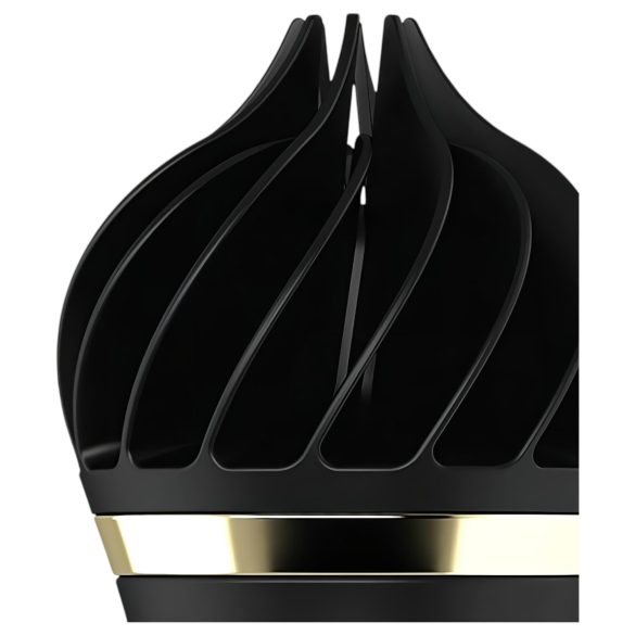 Satisfyer Sweet Treat - klitorio vibratorius su sukimu - įkraunamas, juodas