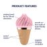Satisfyer Sweet Treat - įkraunamas, sukantis klitorio vibratorius (rožinis-rudas)