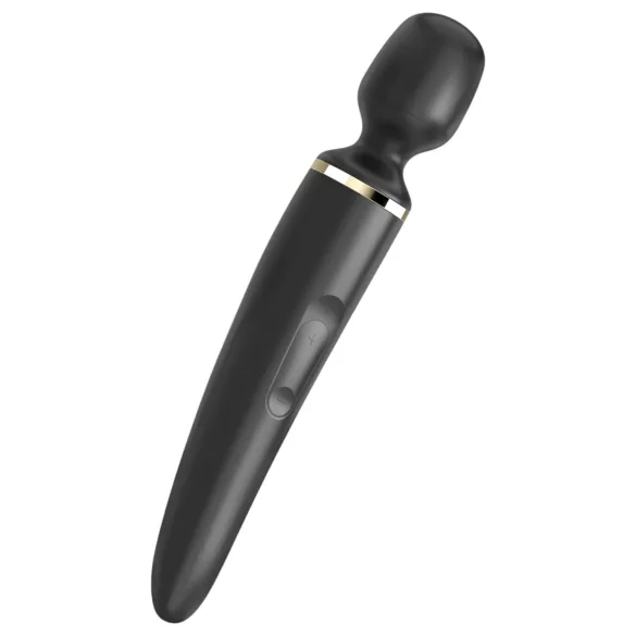 Satisfyer Wand-er Woman - masažuoklis vibratorius - atsparus vandeniui - juodas