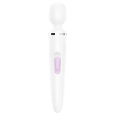   Satisfyer Wand-er Woman - vandeniui atsparus masažuoklis vibratorius - baltas