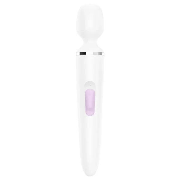 Satisfyer Wand-er Woman - vandeniui atsparus masažuojantis vibratorius (baltas)