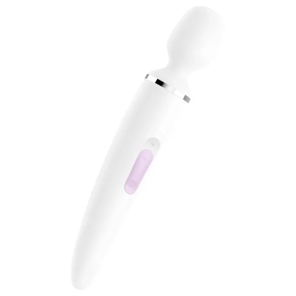 Satisfyer Wand-er Woman - vandeniui atsparus masažuojantis vibratorius (baltas)