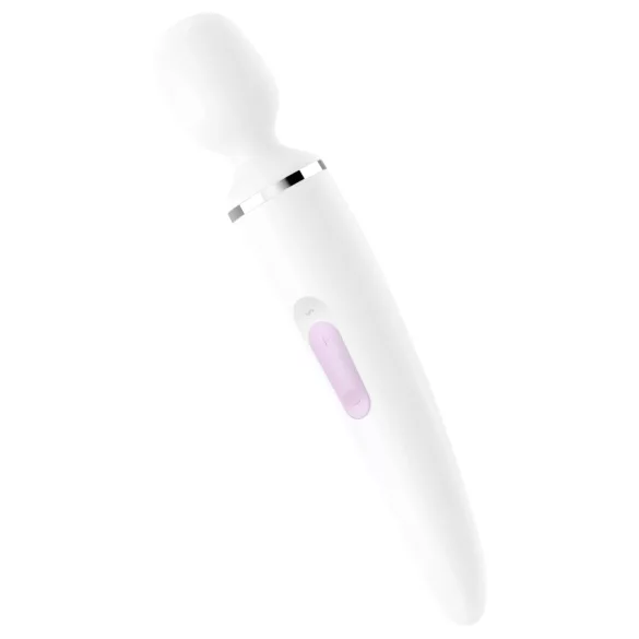 Satisfyer Wand-er Woman - vandeniui atsparus masažuojantis vibratorius (baltas)