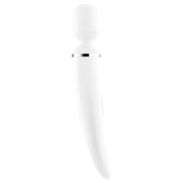 Satisfyer Wand-er Woman - vandeniui atsparus masažuojantis vibratorius (baltas)