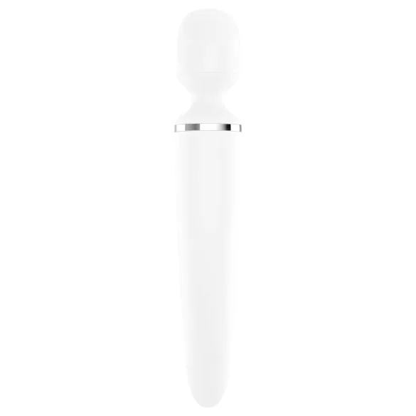 Satisfyer Wand-er Woman - vandeniui atsparus masažuojantis vibratorius (baltas)