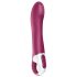 Satisfyer Didžioji Šiluma - įkraunamas, šildomas G-taško vibratorius (raudonas)