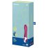 Satisfyer Didžioji Šiluma - įkraunamas, šildomas G-taško vibratorius (raudonas)