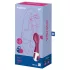 Satisfyer Hot Spot - G taško vibratorius su šildymu, įkraunamas, raudonas